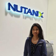 <p style="color:#6d2077">Divya Ambadipudi<p style="font-weight:300;font-size:13px;color:#6A6C6E">Full Stack Developer<br><strong>Nutanix</strong>
