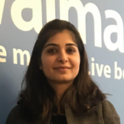 <p style="color:#6d2077">Shruti Katyal<p style="font-weight:300;font-size:13px;color:#6A6C6E">UX Designer<br><strong>Walmart Labs</strong>