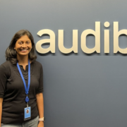 <p style="color:#6d2077">Nandhini Gunalan<p style="font-weight:300;font-size:13px;color:#6A6C6E">Sr. QA Engineer<br><strong>Audible</strong>